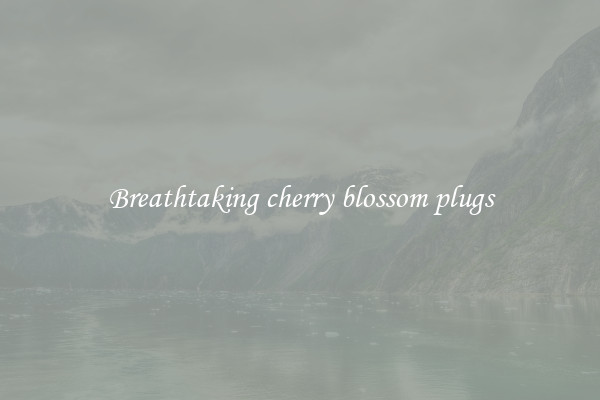 Breathtaking cherry blossom plugs
