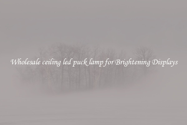 Wholesale ceiling led puck lamp for Brightening Displays