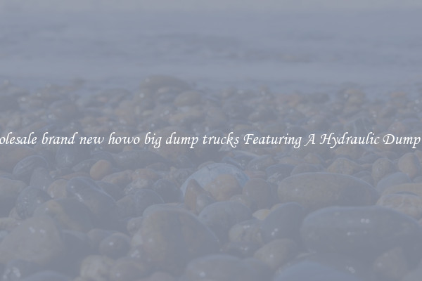 Wholesale brand new howo big dump trucks Featuring A Hydraulic Dump Bed