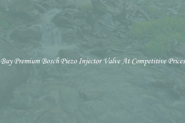 Buy Premium Bosch Piezo Injector Valve At Competitive Prices