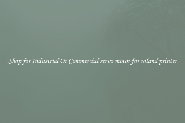 Shop for Industrial Or Commercial servo motor for roland printer